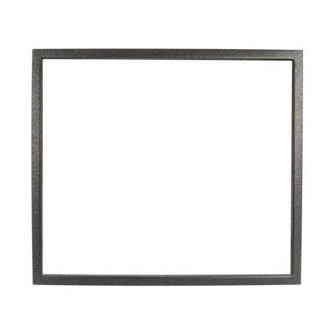 Kanlux DOMO 26003 Graphite Decorative Inner Frame for 1-Gang Wall Switch or Socket, Modern Flush Mount Finish Plate Insert for Lighting & Electrical Installations, 2-Year Warranty (1/3)