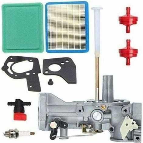 Carburateur pour moteurs Briggs & Stratton 5HP – Kit complet avec joints, filtres et bougie d'allumage (1/4)