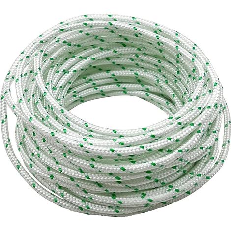 10 mètres 6,0 mm de corde de lanceur à recul pour moteur à essence - Remplacement de la corde de recul pour tondeuse à gazon et tronçonneuse (1/5)