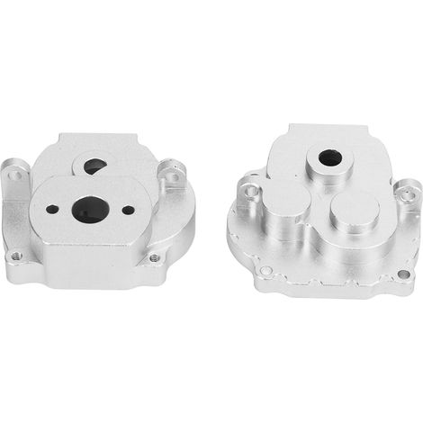 Getriebegehäuse aus Aluminiumlegierung für Traxxas TRX4M 1/18 RC Crawler (silber) (1/5)