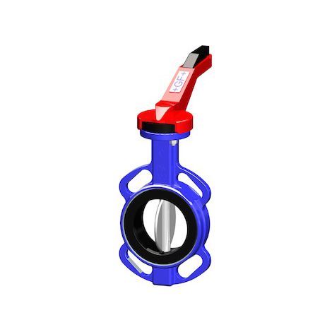 GF Metall Absperrklappe 039M GGG/EPDM 2" DN50, Handhebel, EN1092 PN10