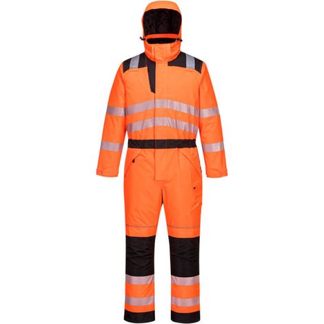 Buzo de trabajo de alta visibilidad PW3 Winter PW352 S Naranja/Negro