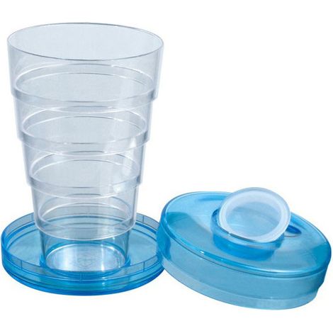Vaso de plástico telescópico de 250 cc Cosmoplast