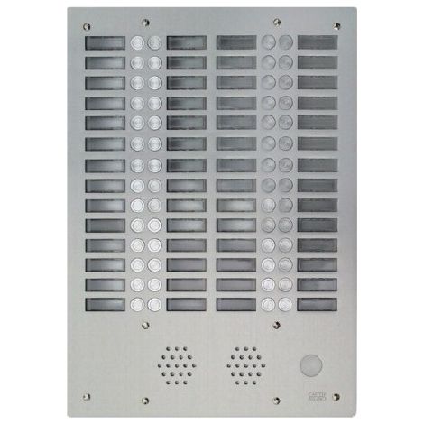 Plaque a.v alu 6mm 4r 56bp - URMET 7774/56 (1/2)