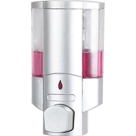 300 ml Schaumseifenspender für flüssige Handseife, Kunststoff, zur Wandmontage, für Badezimmer, Dusche, Badewanne oder Küchenspüle (Einzelkopf). (1/4)