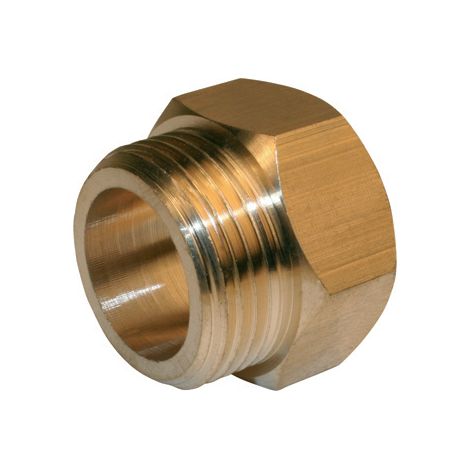 Nipplo a vite in ottone F 26 x 34 per tubo rame QUICK PLOMBERIE