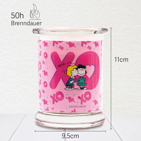 Duftkerze mit erdnussduft - glas beruhigender duft