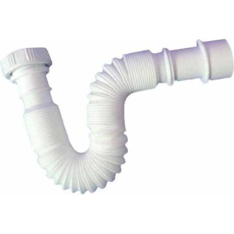 Tubo de desagüe para fregadero 1" X26 350/730 Blanco