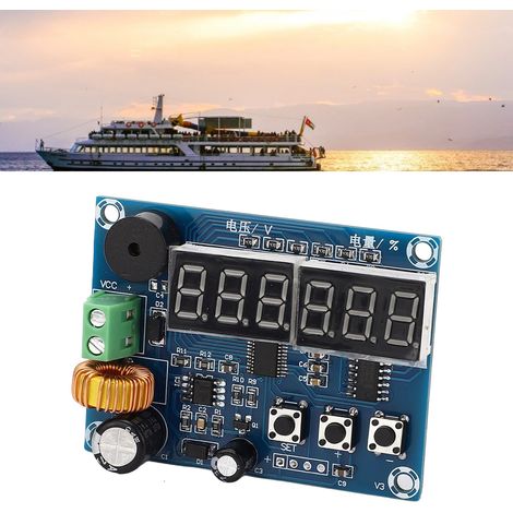 Module d'affichage de puissance XH-M241 CC 7 V-80 V : tension + pourcentage de charge restante, puissance restante (1/5)