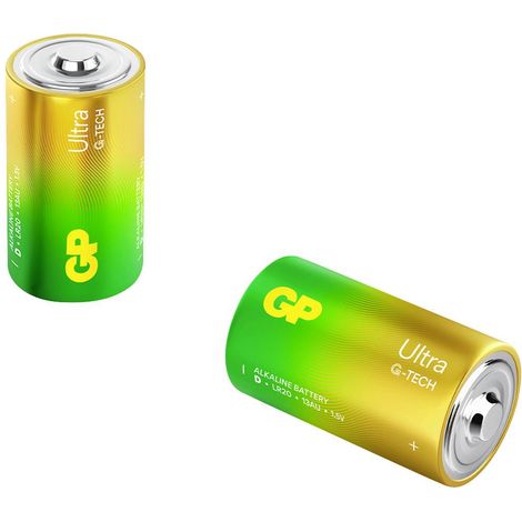 GP Ultra Batteria Torcia (D) Alcalina/manganese 1.5 V 2 pz. (1/4)