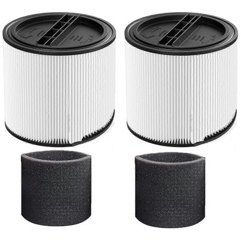 BARKBUSTERS Kit de filtre de remplacement 90304 pour cartouche filtrante d'aspirateur Shop Vac 90350, compatible avec la plupart des aspirateurs eau et poussière de 5 gallons et plus. (1/5)