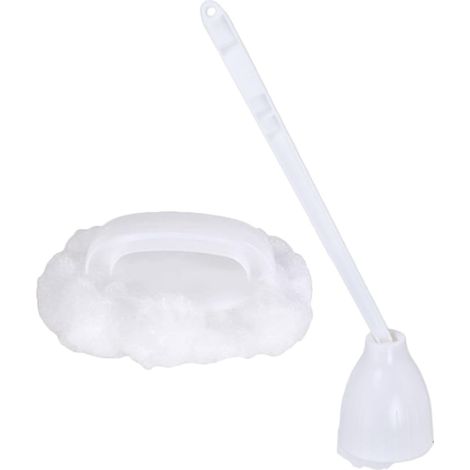 Brosse pour cuvette WC, pour rebords WC et angles difficiles (1/5)