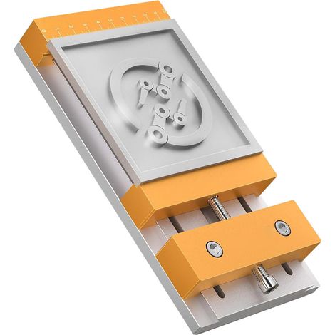 Morsa da banco CNC per fresatrici. Campo di serraggio preciso di 136 mm. Stabile. Ideale per la lavorazione del legno e dei metalli. (1/5)