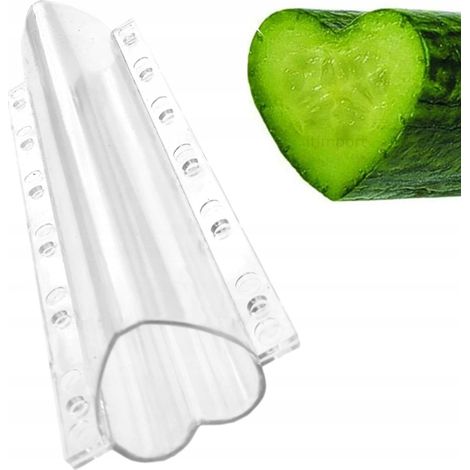 CETRIOLI ZUCCHINE VERDURE STAMPO A forma di cuore