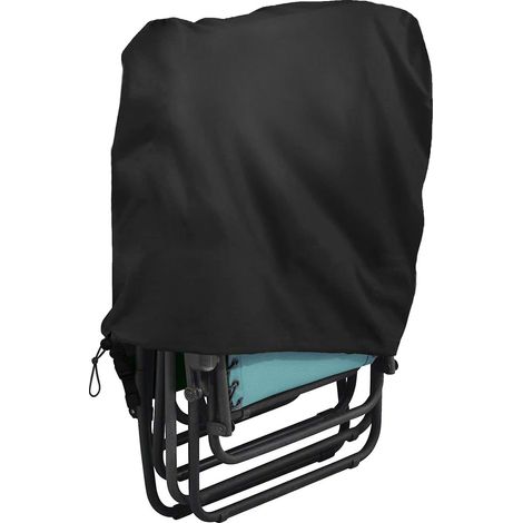 Housse de protection pour chaises pliantes Ferocity 100 x 70 x 15 cm noir 1 pc. (1/3)