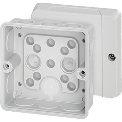 Hensel 62000263 Abzweigkasten (L x B x H) 47 x 88 x 88 mm Lichtgrau (RAL 7035) IP55 1 St.