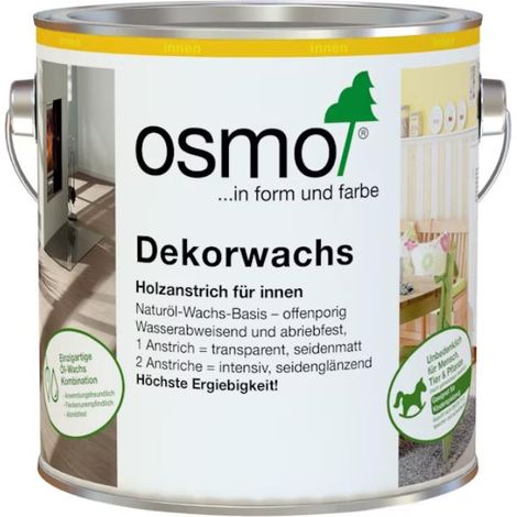 Osmo Dekorwachs weiß matt 375 ml Holzreiniger & Pflege
