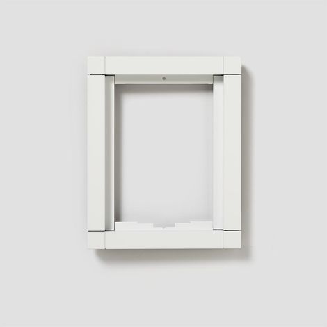 Adapterrahmen siedle kr 611-1/1-0 Aluminium Einbau (1/2)