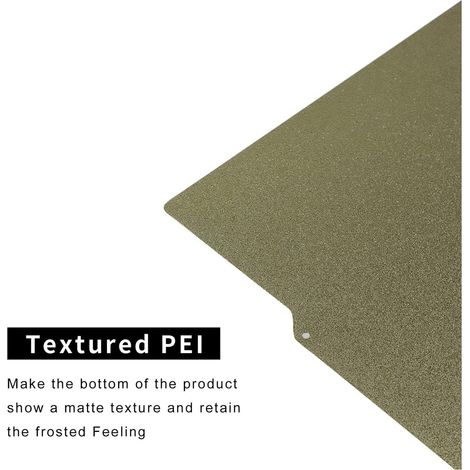Kingroon PEI Sheet Bed Build Plate 180180mm / Texture double sides (1/5)