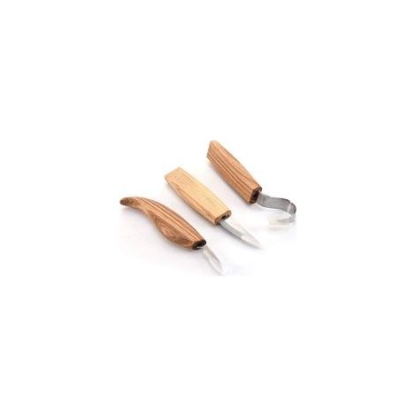 Ensemble d'outils de sculpture sur bois, kit de sculpture sur bois 3 en 1, comprend un crochet ciseau, un burin de blanchissement, un burin de sculpture de copeaux (1/5)