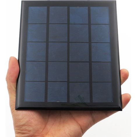 1 Panneau solaire 5V 500mA, panneau époxy DIY, léger, portable, pour extérieur et urgence (1/5)