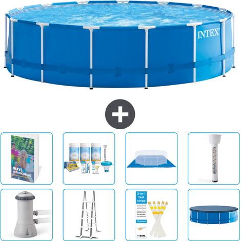 Intex Piscine Tubulaire Ronde - 457x122 cm - 9-pièces  S574
