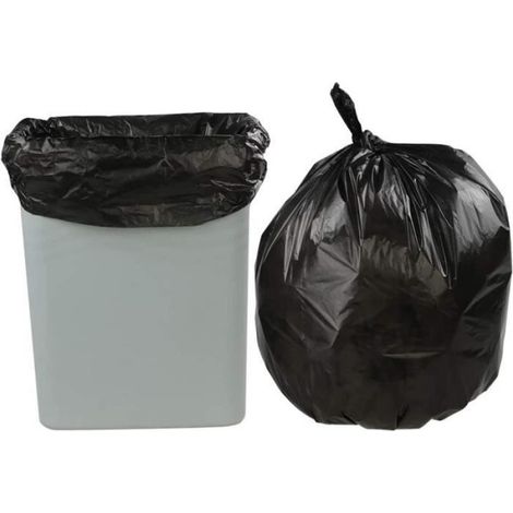 Sacs Poubelle - Qshape 30 L Noir Sac Poubelle Haute Lot 150 (1/4)