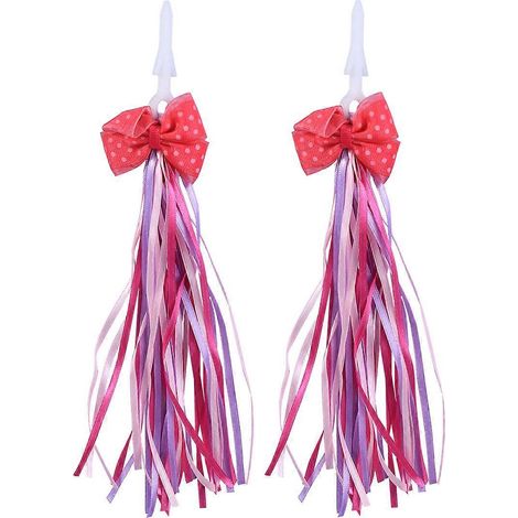 Ensemble de 3 pompons pour guidon de vélo enfant (1/5)