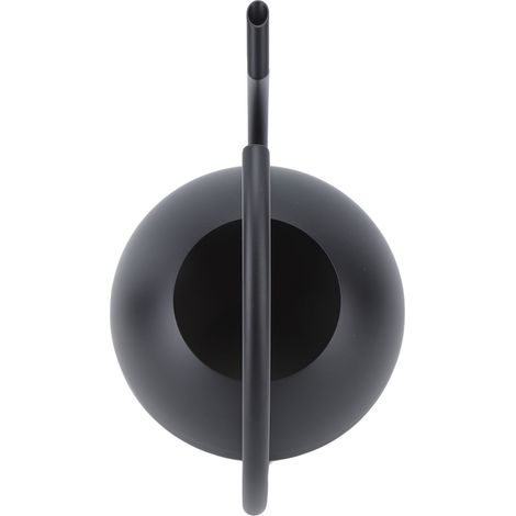 Arrosoir à long bec en acier inoxydable, outil d'arrosage pour plantes d'intérieur et d'extérieur, noir (1/5)