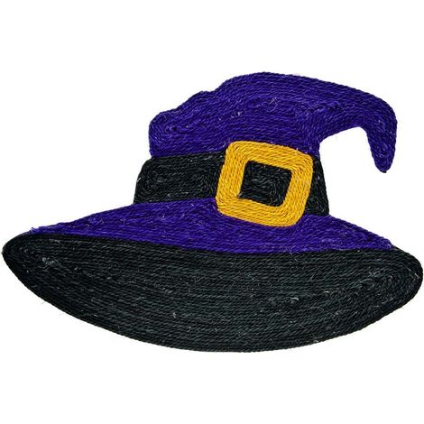 Tapis à gratter pour chat en forme de chapeau de sorcière Halloween