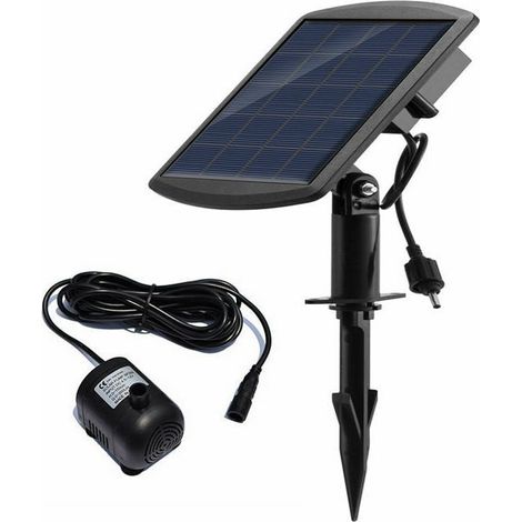 Solarpumpe Solarbrunnenpumpe 1,8 W Solarpumpe für den Außenbereich für Vogelbad (1/4)