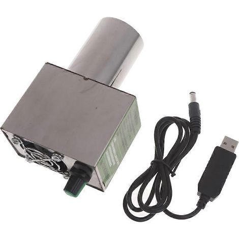 Ventilateur de cuisson à double ventilateur, USB 5V2A, vitesse réglable (1/5)