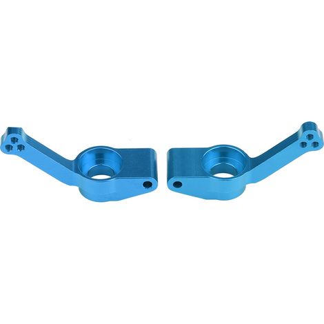 Porte-moyeu arrière en alliage d'aluminium (G/D) pour voiture RC échelle 1/10 FS 53633 / 51805 / 51806 (Bleu) (1/5)