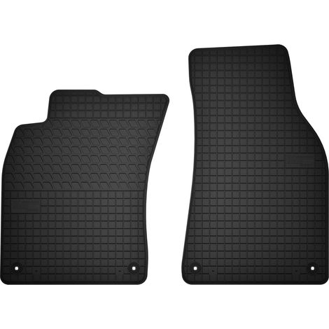 Tapis de sol avant en caoutchouc pour : Audi A6 C6 berline, break, Avant (de 2004 à 2006)