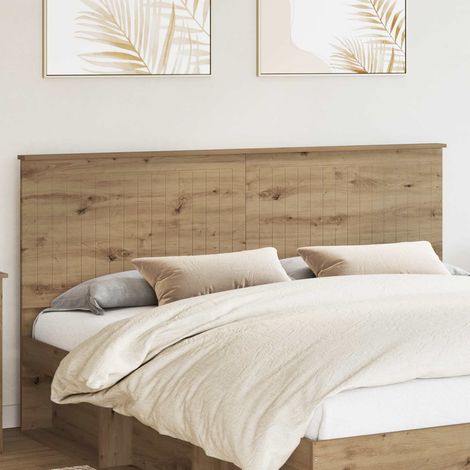Tête de lit-Panneau de lit Chêne artisanal 180 cm Bois d'ingénierie 349677 (1/5)