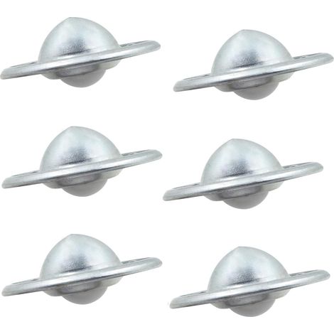 Rodamientos de 6 bolas para ruedas de muebles - Bolas de transferencia de nylon - Sistemas de alimentación eléctrica para carros deslizantes de equipaje de alta resistencia - Espaciado entre orificios (1/5)