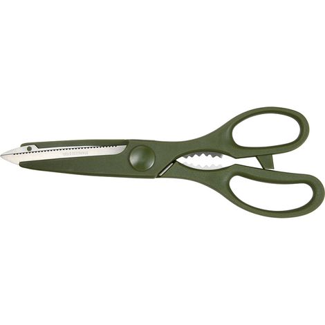 Ciseaux Cuisine Expert Inox Vert Acier Inoxydable 21,5 Cm, Poignées Vertes - San Ignacio