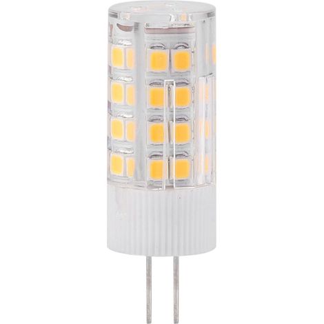 Ampoule LED G4 2835 220V à intensité variable et à économie d'énergie, culot céramique (5W, 51 LED, blanc chaud) (1/5)