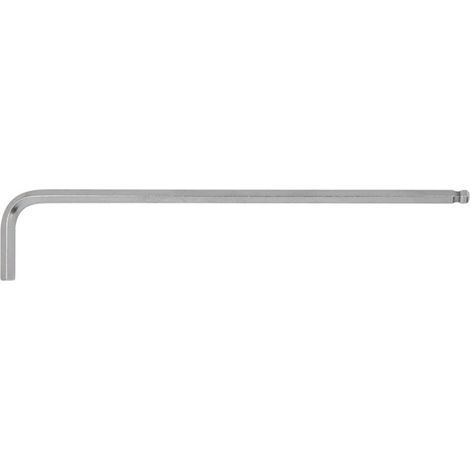 Clés mâles coudées pour vis 6 pans à tête arrondie, extra-longues EDELSTAHL, 8,0 mm (1/2)