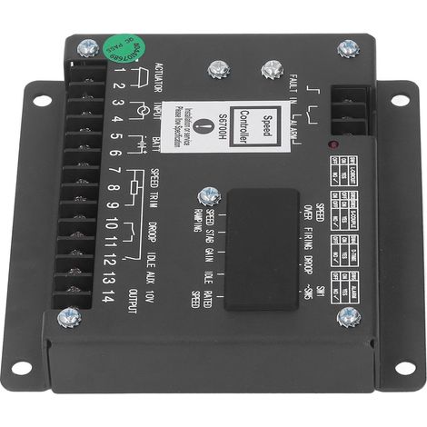 Elektronischer Drehzahlregler für Dieselgeneratoren, 24V DC Regler-Steuermodul S6700H, Motorfrequenz-Regelpanel. (1/5)