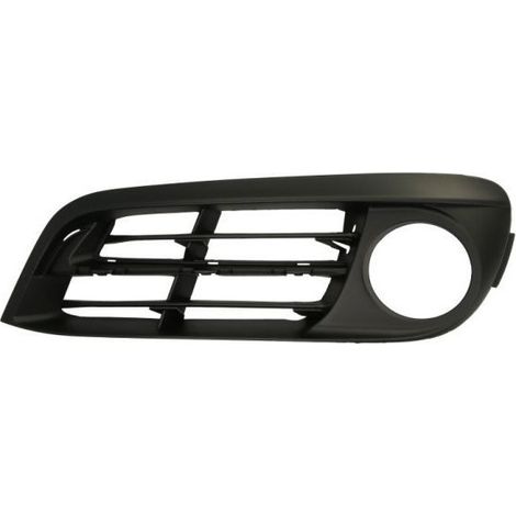 Grille de pare-choc avant gauche noire avec trous anti-brouillard et moulure BMW Série 5 F10/F11 phase 2 2013-2017