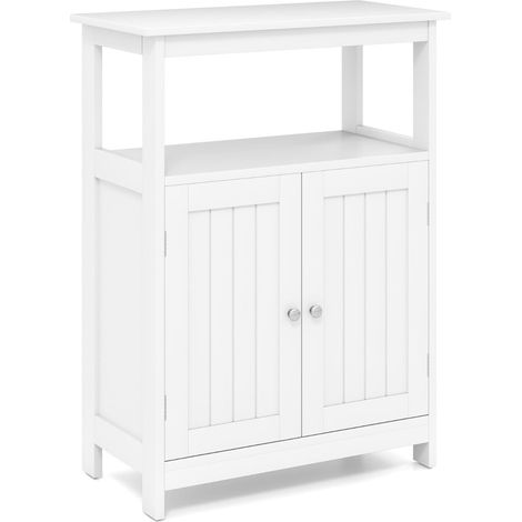 Mueble de baño con puertas dobles y estante ajustable