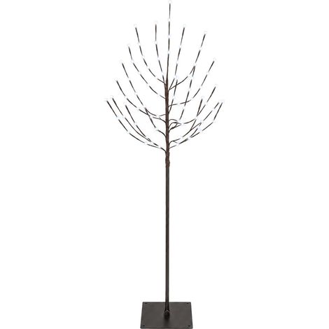 Albero di Natale LED Nero 150 cm Acciaio 140 LED vidaXL (1/5)
