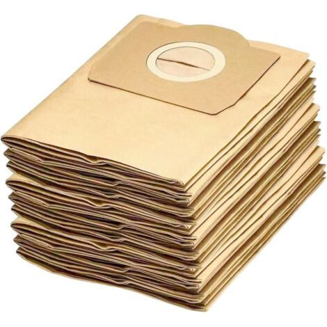 10 Sac pour Aspirateur Kärcher WD3 MV3 6.959-130.0 A 22xx Séries, A 25xx Séries, A26xx Séries, SE 4001 4002 en Papier (1/4)