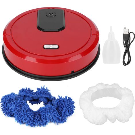 Robot Aspirateur Mini - Nettoyage Humide Et Sec - Moteur Silencieux - Pour Parquet Carrelage Marbre - 1 Pièce (1/5)