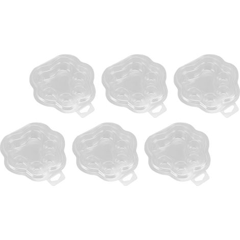 Lot de 25 moules à suif forme patte de chat en PET transparent vide pour faire chocolats maison bougies sans mèche savon (1/5)