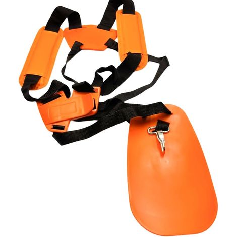 Sangle rembourrée pour débroussailleuse à essence, double bandoulière avec ceinture en nylon durable, sangle de harnais universelle réglable pour débroussailleuse à fil Series (1/5)