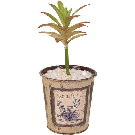 Maceta con planta artificial 10x10x22 (1/5)