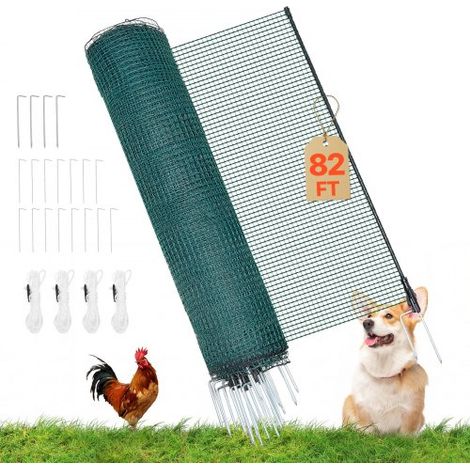 Clôture Filet Mobile 25x1 2 m Filet de Clôture pour Chien en (1/5)