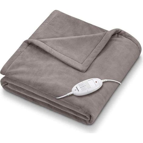 Couverture chauffante Beurer HD75 100 W taupe, gris X888961 (1/5)